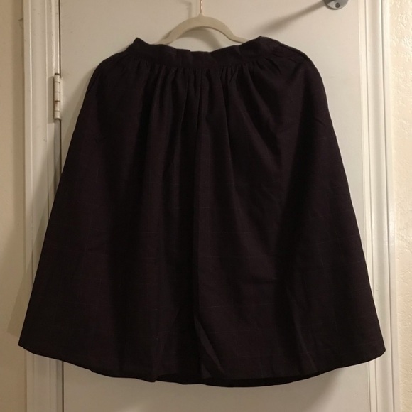 ModCloth Plaid A-Line Skirt Back Bow Skirt Size Sm - Picture 2 of 4